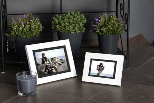 Bílý rámeček na fotografii Styler Narvik