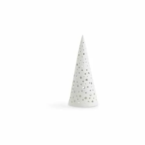 Vánoční svícen z kostního porcelánu Kähler Design Nobili, výška