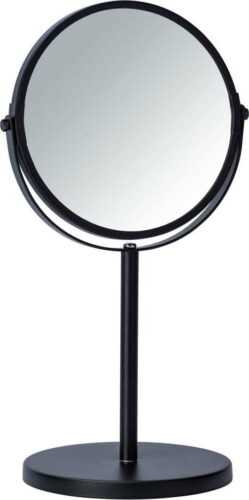 Černé kosmetické zrcadlo Wenko Assisi