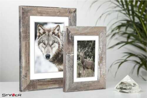 Hnědý rámeček na fotografii Styler Bergen Shabby