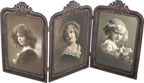 Kovový rám na 3 ks fotek