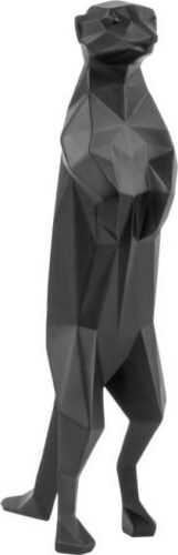 Matně černá soška PT LIVING Origami Meerkat PT LIVING