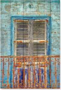 N&aacute;stěnn&aacute; cedule z borovicov&eacute;ho dřeva Really Nice Things Balcony