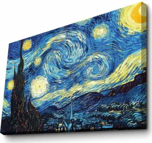 Nástěnná reprodukce na plátně Vincent Van Gogh, 100 x 70 cm