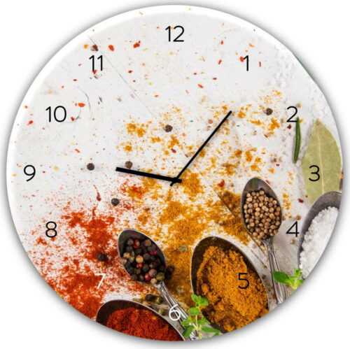 Nástěnné hodiny Styler Glassclock Spoon