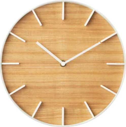 Nástěnné hodiny YAMAZAKI RIn Claro, ⌀ 27 cm