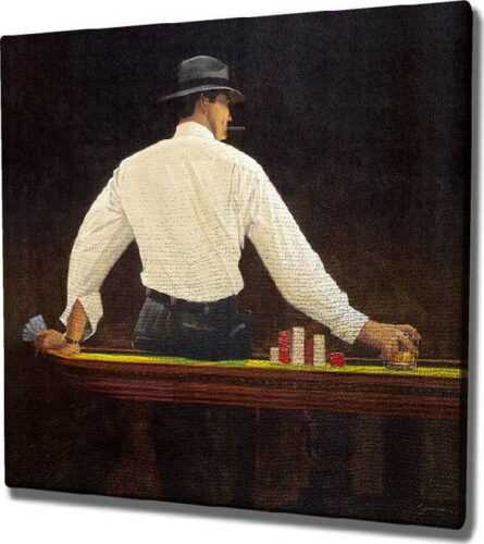 Nástěnný obraz na plátně Player