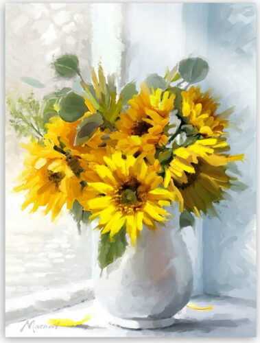 Obraz Styler Canvas Flowers Sunflowers