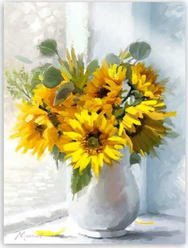 Obraz Styler Canvas Flowers Sunflowers