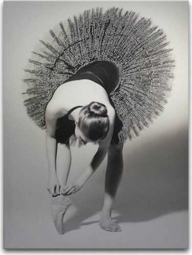 Obraz Styler Canvas Glam Balerina