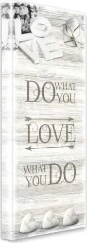 Obraz Styler Canvas Shabby Do What, 27 x 75 cm