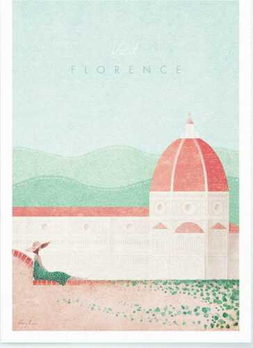 Plakát Travelposter Florence