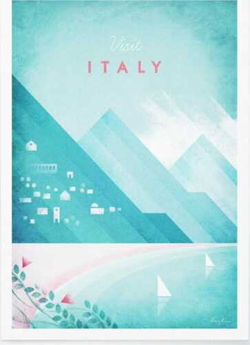 Plakát Travelposter Italy