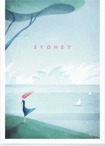 Plakát Travelposter Sydney