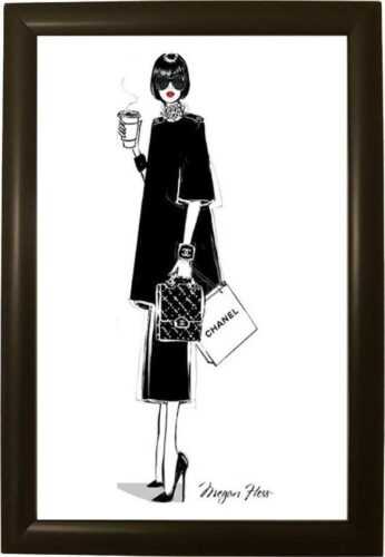 Plakát v černém rámu Piacenza Art Chanel
