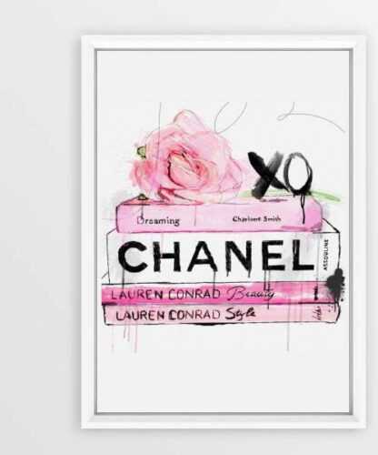 Plakát v rámu Piacenza Art Books Chanel