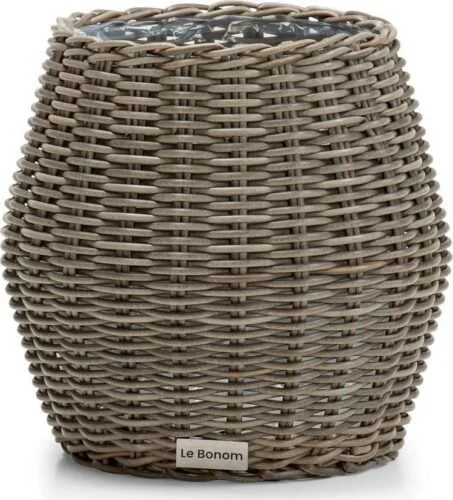 Zahradní květináč z umělého ratanu Bonami Essentials Grande Fiore
