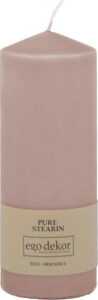 Pudrově růžová svíčka Baltic Candles Eco Top