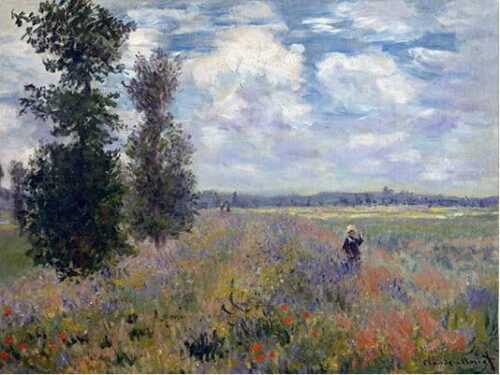 Reprodukce obrazu Claude Monet - Poppy Fields near Argenteuil