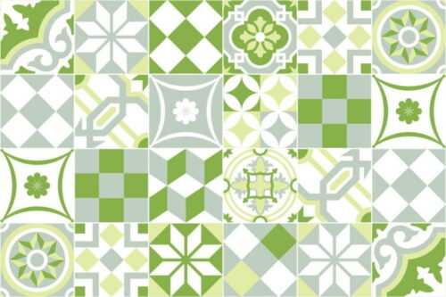 Sada 24 dekorativních samolepek na stěnu Ambiance Grass