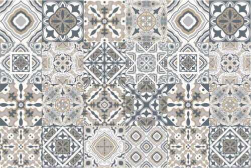Sada 24 nástěnných samolepek Ambiance Decal Tiles Azulejos Giacomo