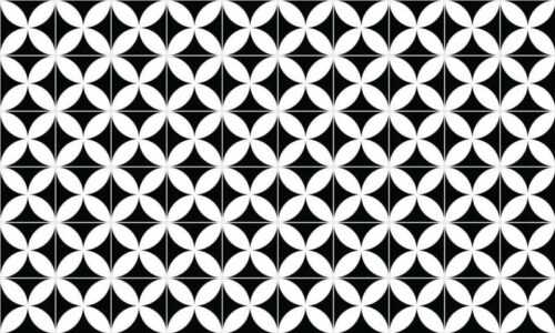 Sada 60 nástěnných samolepek Ambiance Wall Decal Cement Tiles Aniello
