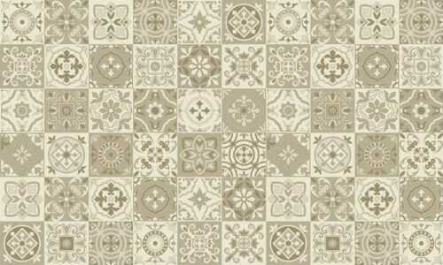 Sada 60 nástěnných samolepek Ambiance Wall Decal Cement Tiles Fortunato