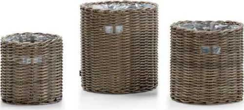 Sada zahradních květináčů Bonami Essentials Natural
