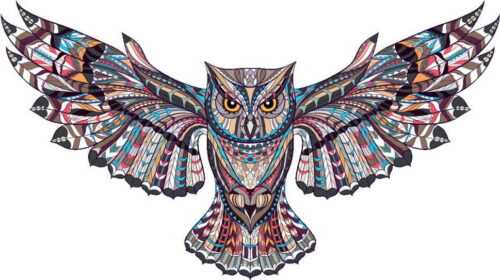 Samolepka Ambiance Owl Ambiance