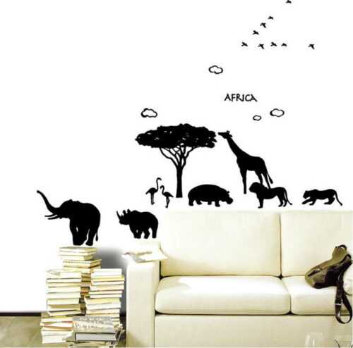 Samolepka Little African Animals Ambiance