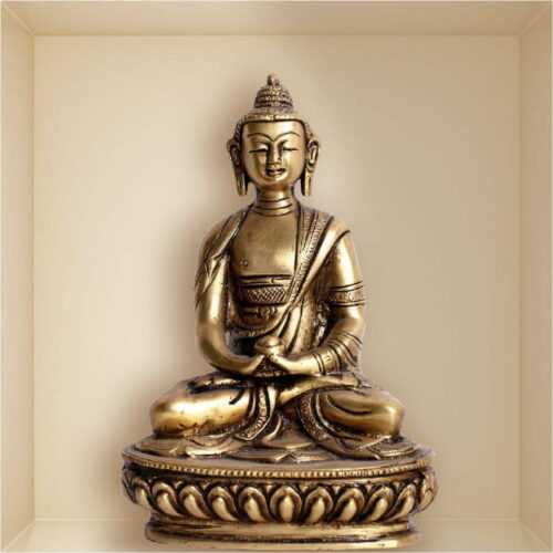 Samolepka s 3D efektem Ambiance Buddha Statue Ambiance