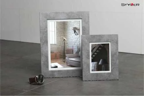 Šedý fotorámeček Styler Lahti, 38 x 48 cm