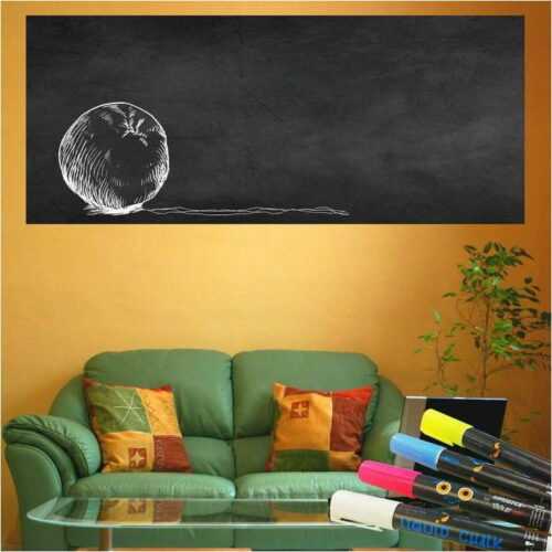 Set nástěnné tabulové samolepky a 4 popisovačů Ambiance Giant Chalkboard