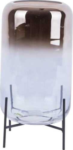 Skleněná váza PT LIVING Silver Fade