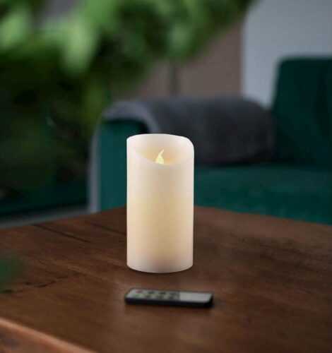 LED svíčka s dálkovým ovládáním DecoKing Wax