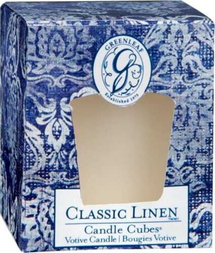 Svíčka s vůní lnu Greenleaf Classic Linen