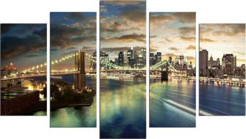 Vícedílný obraz Bridge NYC