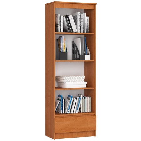 Regál R 60 cm CLP 1 zásuvka 4 poličky olše