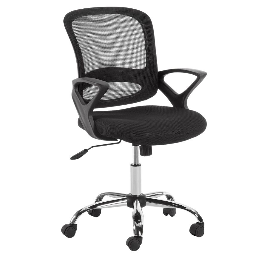 Černá látková kancelářská židle LaForma Lambert LaForma