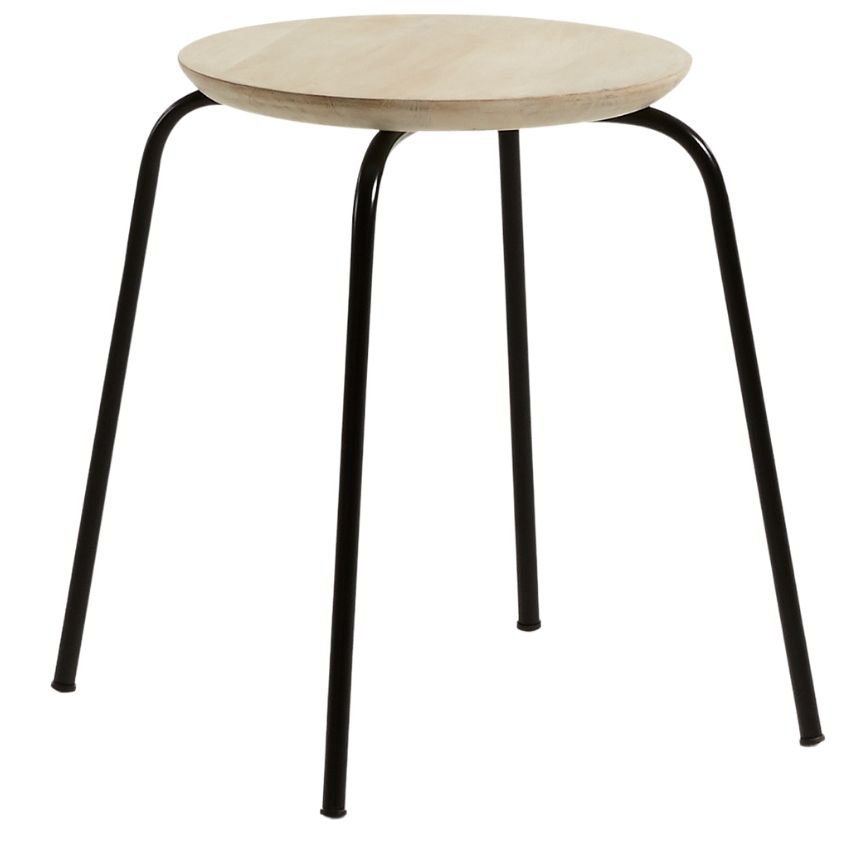 Mangová stolička LaForma Nax 46 cm s černou podnoží LaForma