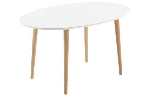 Bílý rozkládací jídelní stůl LaForma Oakland 140/220 x 90 cm LaForma