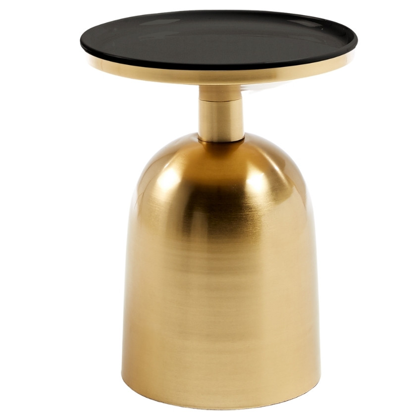 Zlatý kovový kulatý odkládací stolek LaForma Physic 38 cm LaForma