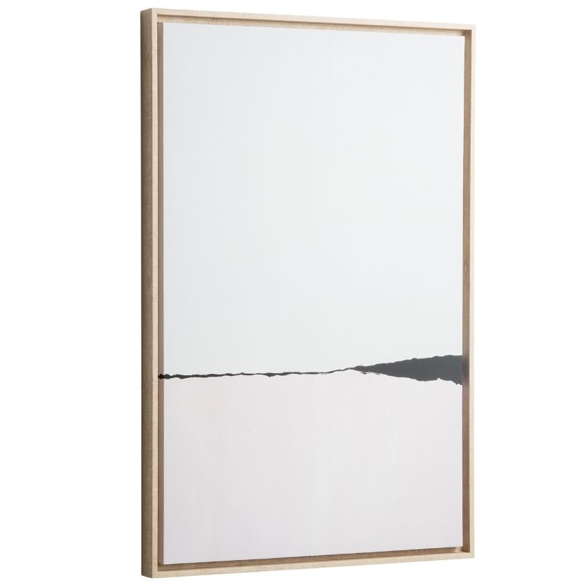 Bílo růžový abstraktní obraz LaForma Wrigley 90 x 60 cm LaForma