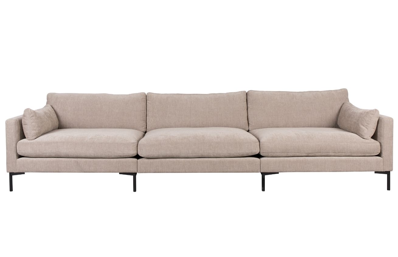 Béžová látková čtyřmístná pohovka ZUIVER SUMMER 335 cm Zuiver