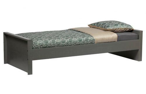 Hoorns Šedá borovicová postel Neville 90x200 cm Hoorns