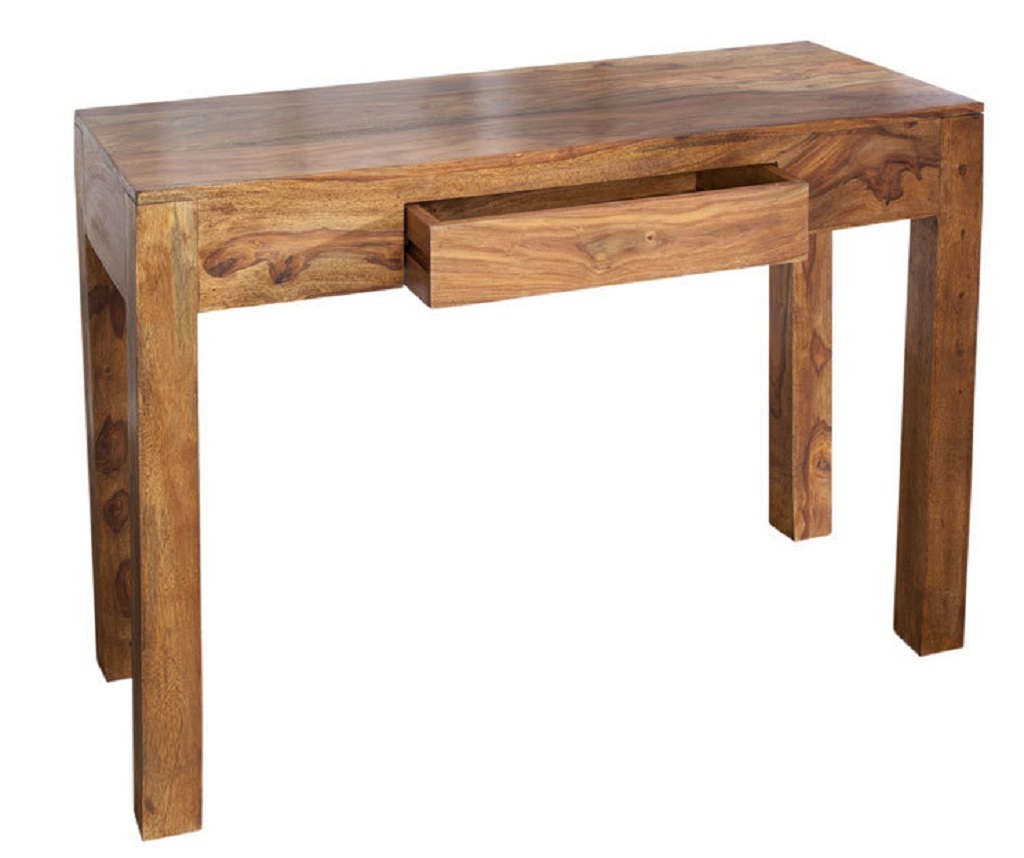 Moebel Living Masivní sheeshamový pracovní stůl Renon 100 x 40 cm Moebel Living