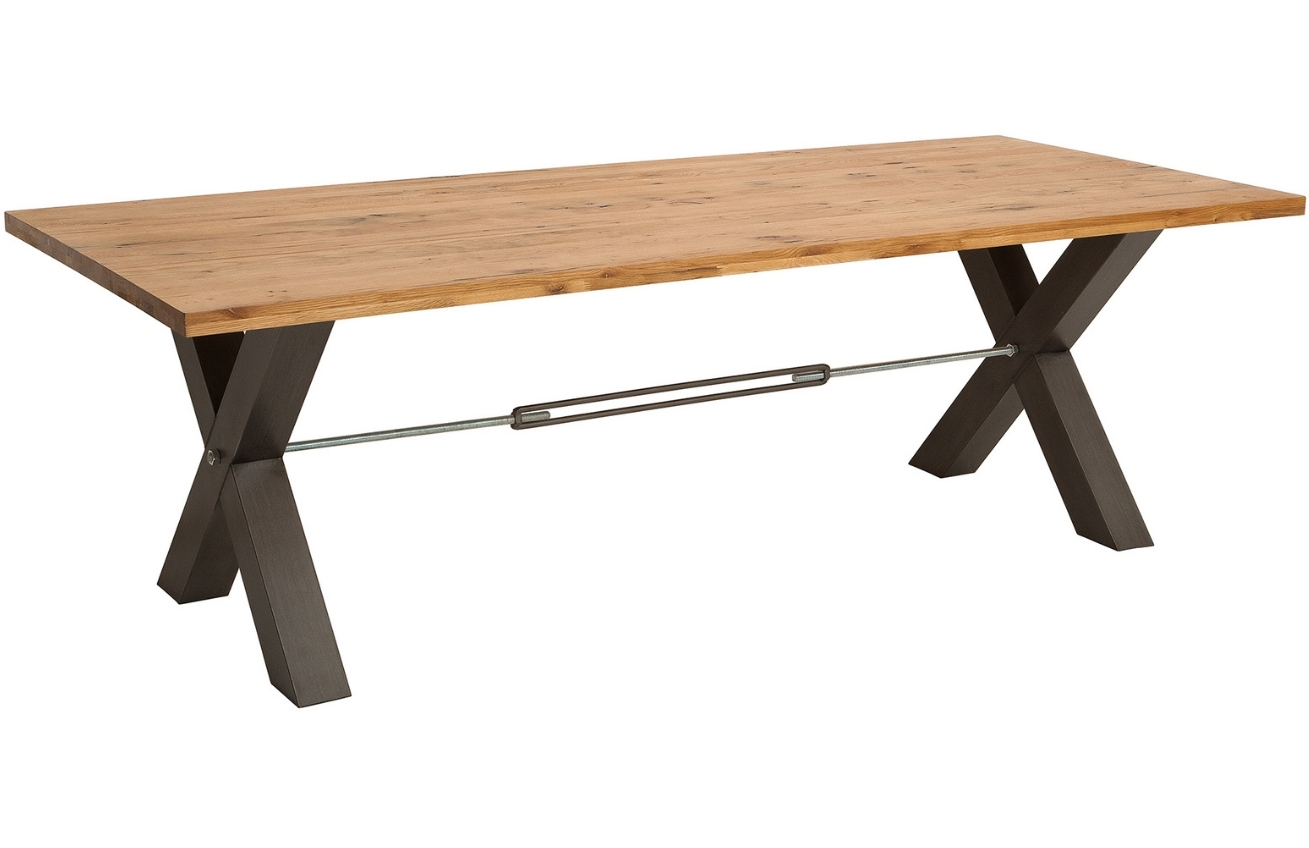 Moebel Living Masivní dubový jídelní stůl Hogan 240x100 cm Moebel Living