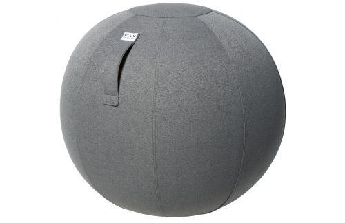 Šedý sedací / gymnastický míč  VLUV SOVA Ø 65 cm VLUV