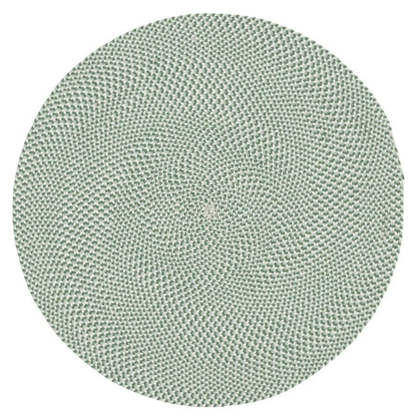 Zelený látkový koberec LaForma Rodhe ⌀ 150 cm LaForma
