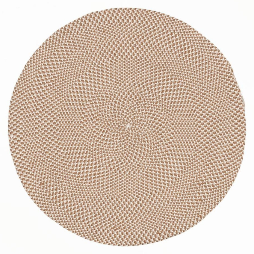 Béžový látkový koberec LaForma Rodhe ⌀ 100 cm LaForma